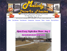 Tablet Screenshot of melodydrivein.com